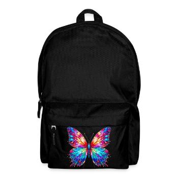 Schmetterling - Rucksack - Schwarz - Vorne