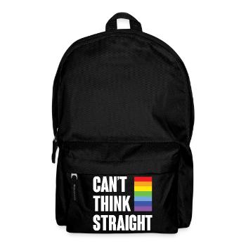 LGBTQ-Pride-Monat - Ich kann nicht klar denken - Rucksack - Schwarz - Vorne