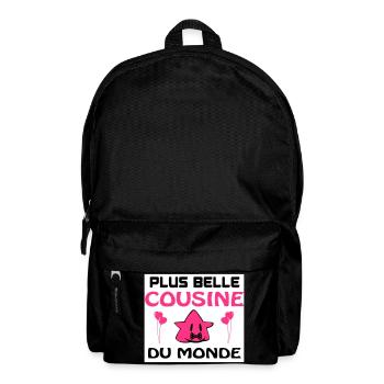 MOST BEAUTIFUL COUSIN IN THE WORLD - Backpack - black - Front