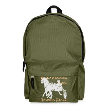 Course de trot trotteur - Sac à dos - vert olive - Devant
