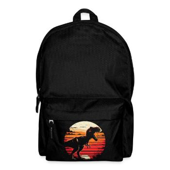Dinosaur T-Rex Retro Vintage Dinosaur Lovers Gift - Sac à dos - noir - Devant