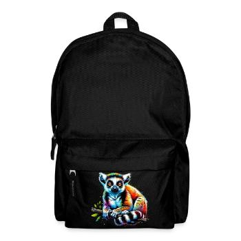 Lémurien - Sac à dos - noir - Devant