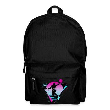Basketball Basketball Player Fan Neon Colorful - Backpack - black - Front