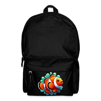 Clownfisch - Rucksack - Schwarz - Vorne