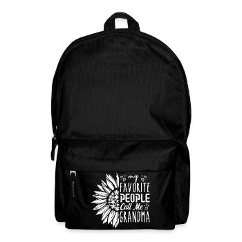 My favorite people call me grandma - Sac à dos - noir - Devant