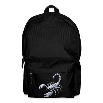 Grimmiger Skorpion - Rucksack - Schwarz - Vorne