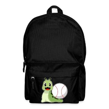 Baseball d’escargot - Sac à dos - noir - Devant