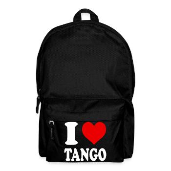 J’aime Tango Danse Danse Coeur Drôle - Sac à dos - noir - Devant