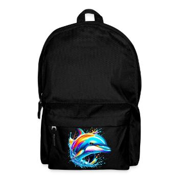 Delfin - Rucksack - Schwarz - Vorne