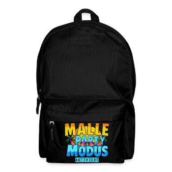 Malle Party Modus Aktiviert Mallorca Gruppen Shirt - Rucksack - Schwarz - Vorne