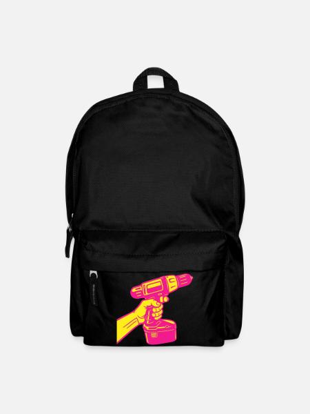 Heimwerker Pop-Art - Rucksack - Schwarz