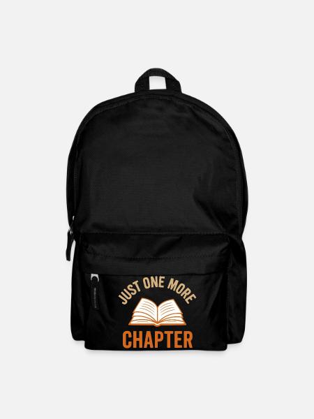 Buch-Illustration mit inspirierender Botschaft - Rucksack - Schwarz