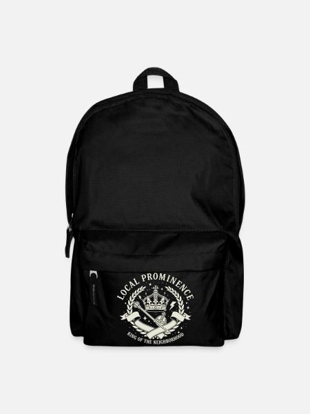 König der Nachbarschaft - Rucksack - Schwarz