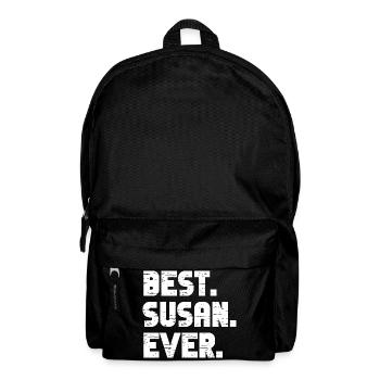 Best Susan Ever Geschenk Spruch - Rucksack - Schwarz - Vorne