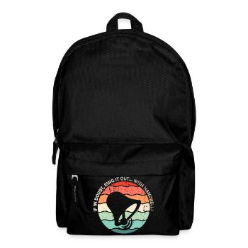 Choir Music Instrument Handbell Choir - Backpack - black - Front
