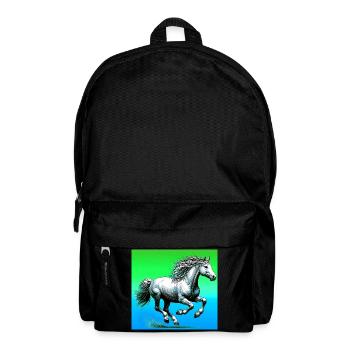 cheval - Sac à dos - noir - Devant