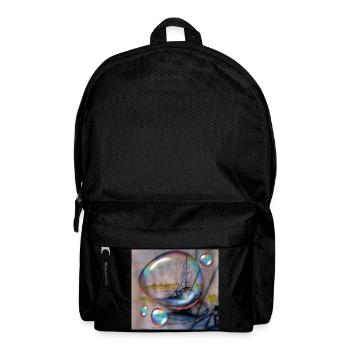 Sailing dream in the fog - Backpack - black - Front