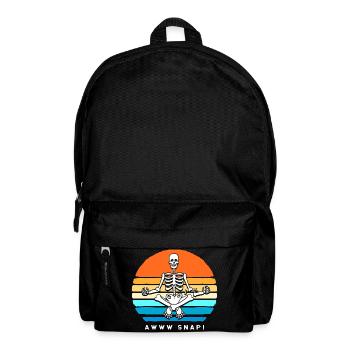 Arm Fracture Halloween Skeleton Bone Bone Fracture - Backpack - black - Front