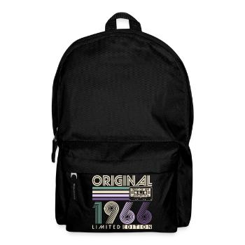 Original 1966 Vintage Retro Birthday Gift - Backpack - black - Front