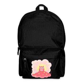 Délicate étoile hibou sur Rose Hill - Sac à dos - noir - Devant