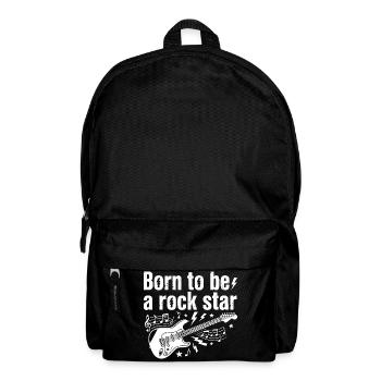 Née pour être une rock star Guitare - Sac à dos - noir - Devant