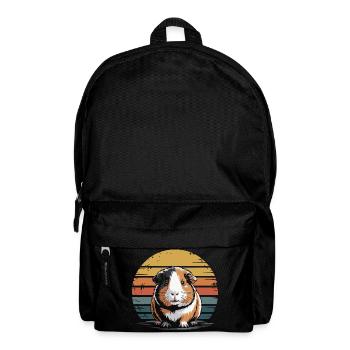Guinea Pig Retro Sunset - Backpack - black - Front