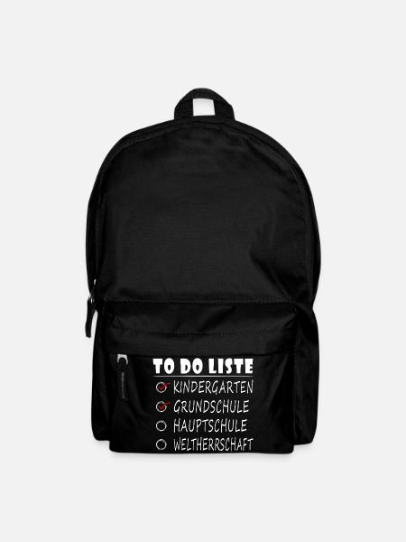 Lehrer Hauptschule Abschiedsgeschenk Abschied - Rucksack - Schwarz