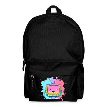 Pastel TV Kawaii Neon - Backpack - black - Front