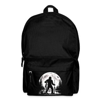 Bigfoot Fischen - Rucksack - Schwarz - Vorne