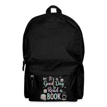Good Day Read Book - Backpack - black - Front