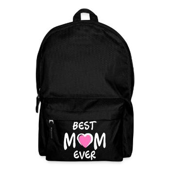 Meilleure chemise de maman – Cadeau pour les mamans - Sac à dos - noir - Devant