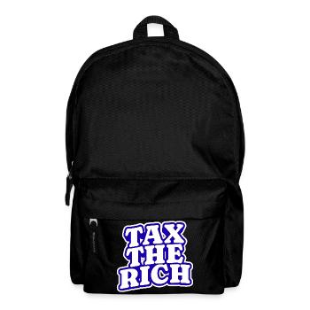 Taxer les riches - Sac à dos - noir - Devant