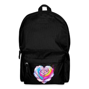 Crystal Heart Rainbow Fusion - Backpack - black - Front
