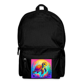 tortue - Sac à dos - noir - Devant