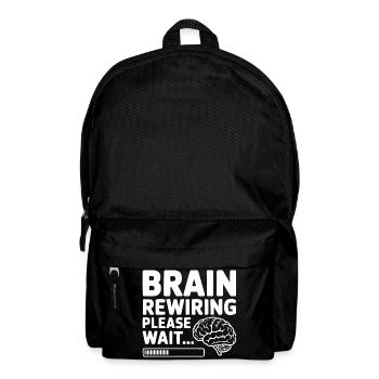 Brain Rewiring Please Wait... - Backpack - black - Front