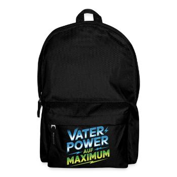 Père Pouvoir Au Maximum Don Père Père Enfants - Sac à dos - noir - Devant