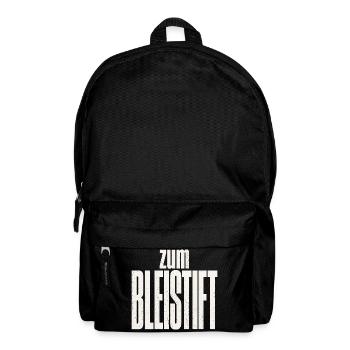 Zum Bleistift - Rucksack - Schwarz - Vorne