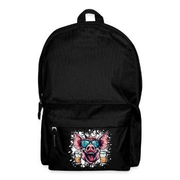 Pork Beer Funny - Backpack - black - Front