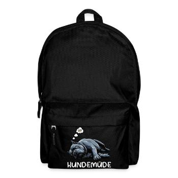 Hundemüde Cane Corso italienischer mastiff  - Rucksack - Schwarz - Vorne