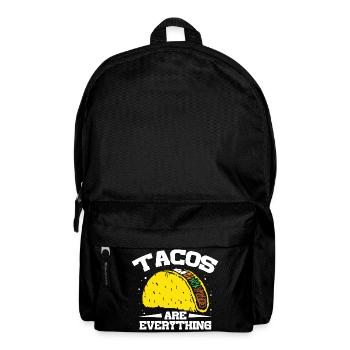 tacos are everything - Rucksack - Schwarz - Vorne