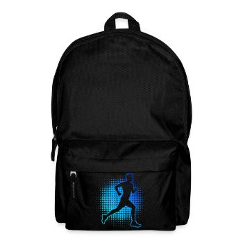 Geschenkidee für einen Running mit Running - Rucksack - Schwarz - Vorne