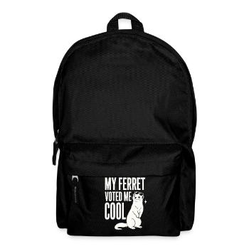 MY FERRET VOTED ME COOL - Backpack - black - Front