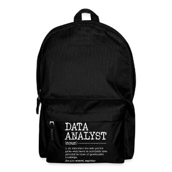 Data Analyst Meme Tee - Backpack - black - Front