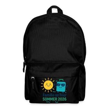 Sommerfamilie on Tour 2026 - Rucksack - Schwarz - Vorne