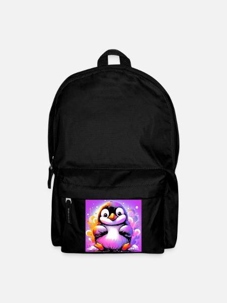 Pinguin - Rucksack - Schwarz