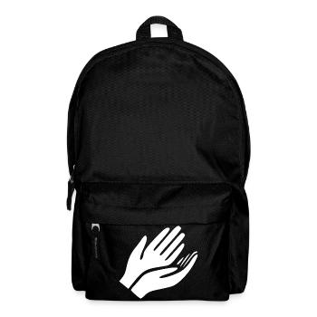 Open Hands Hand Gesture - Backpack - black - Front
