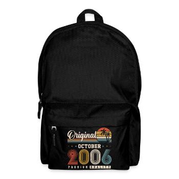 Original 2006 – 20th Anniversary Vintage Retro - Backpack - black - Front