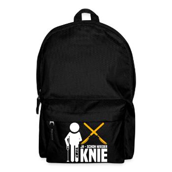 Ja - Schon Wieder Knie - Rucksack - Schwarz - Vorne