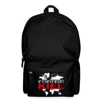 Kiel - Rucksack - Schwarz - Vorne