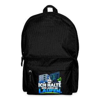 Ich halte den Laden am Laufen - Rucksack - Schwarz - Vorne